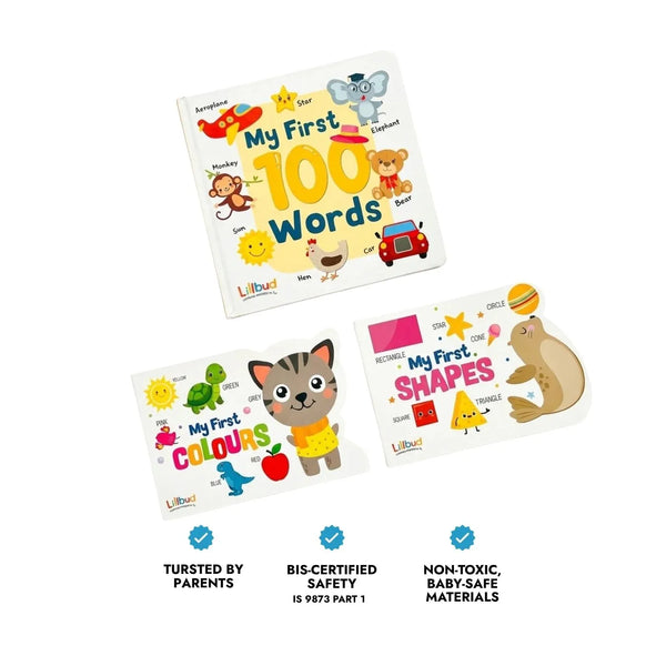 Buy My First Board Book Set (3 Books) Online - Lillbud