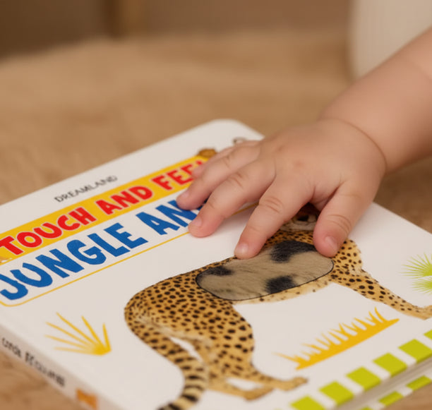 Jungle Animals – Touch and Feel Sensory Board Book