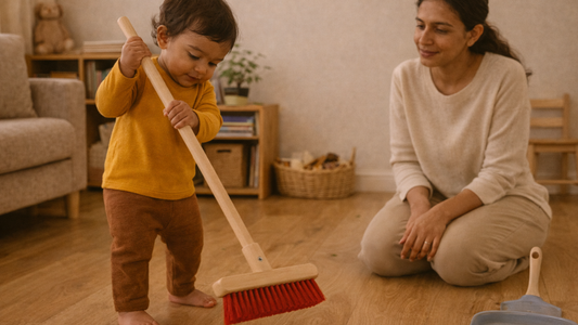 Why Toddlers Love “Cooking” and “Cleaning” Games