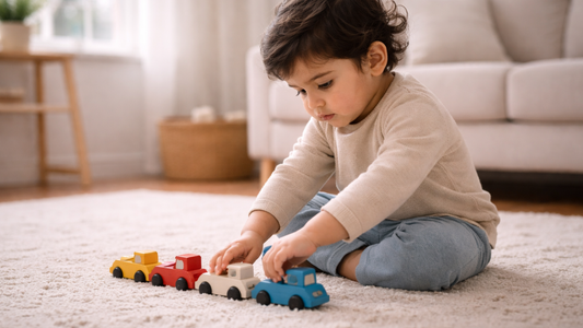 What Children Learn When They Line Things Up