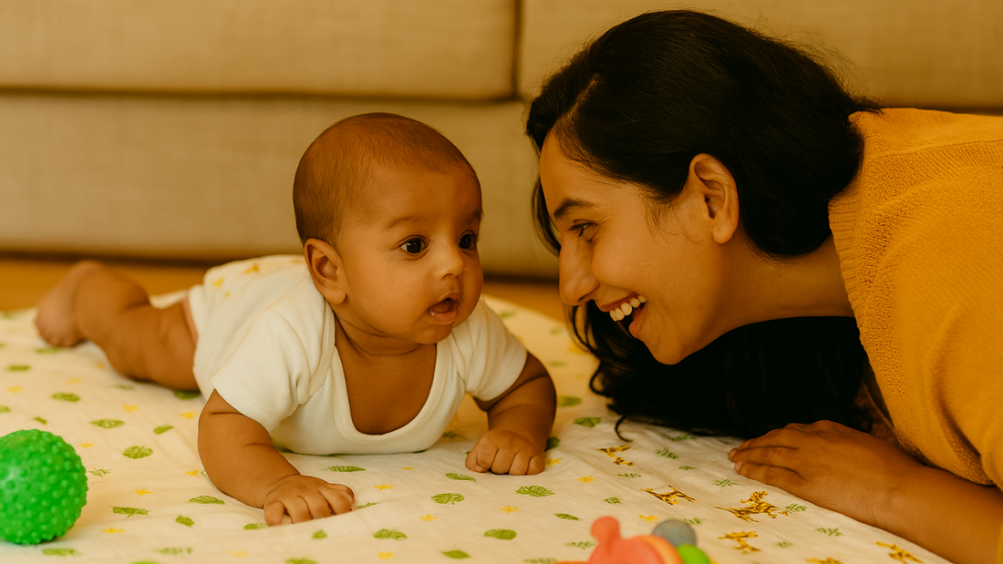 Month 3 Milestone: Head Control & Tummy Time: Building Neck Strength and Visual Tracking