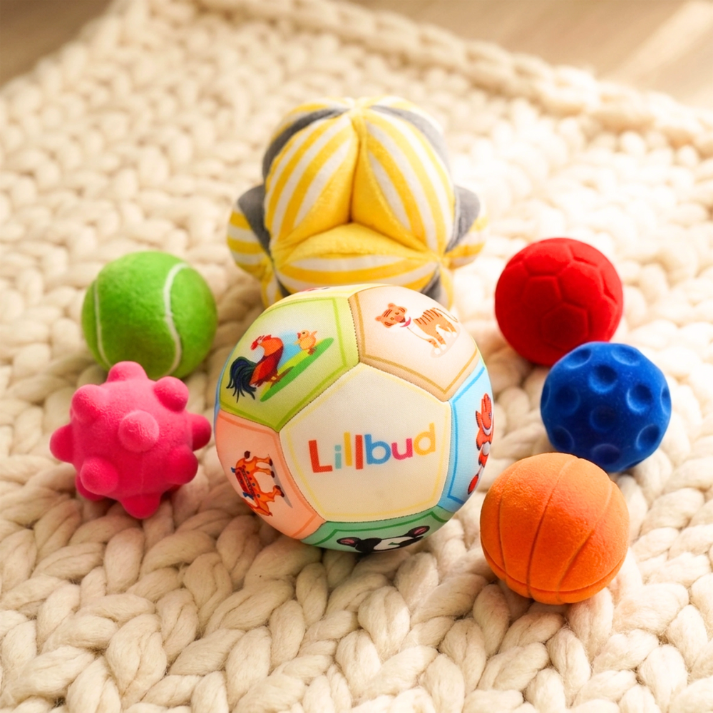Buy Animal Pals Ball - Scuba Fabric Soft Football for Babies Online - Lillbud 