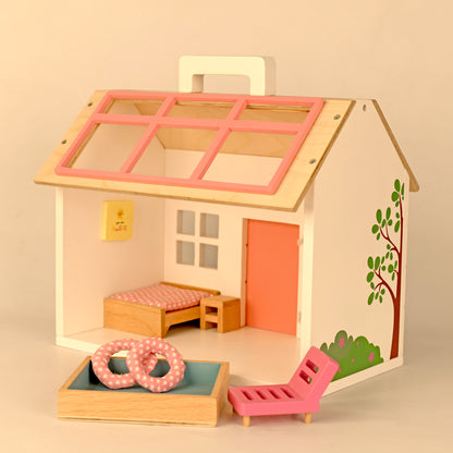 Pool Side Villa - Doll House Pretend Play Set