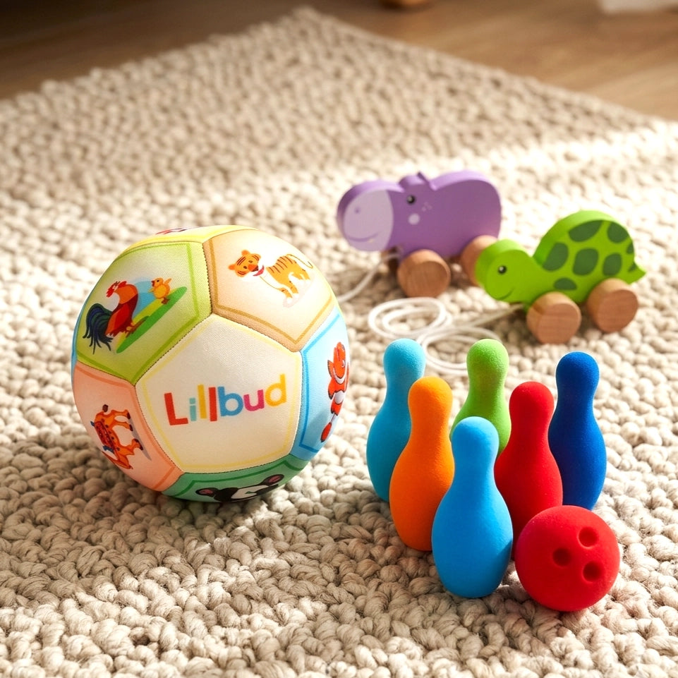 Buy Animal Pals Ball - Scuba Fabric Soft Football for Babies Online - Lillbud 