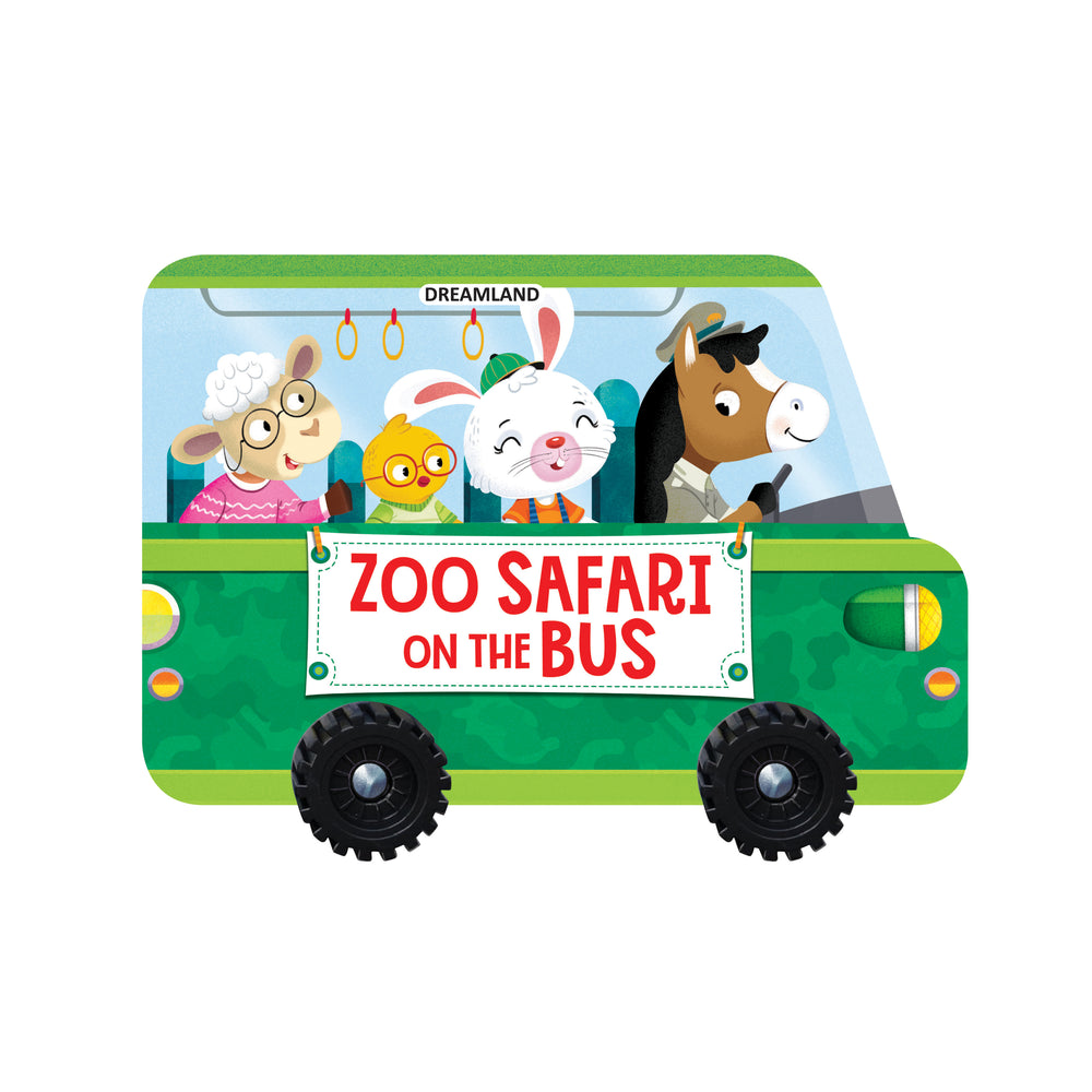 Buy Zoo Safari on the Bus – Wheel Board Book Online - Lillbud 