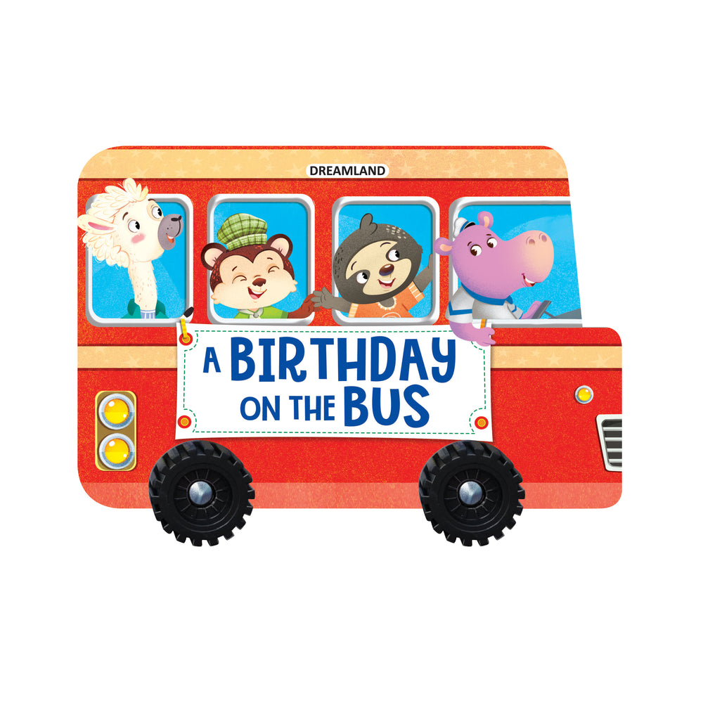 Buy Birthday on the Bus – Wheel Board Book Online - Lillbud 