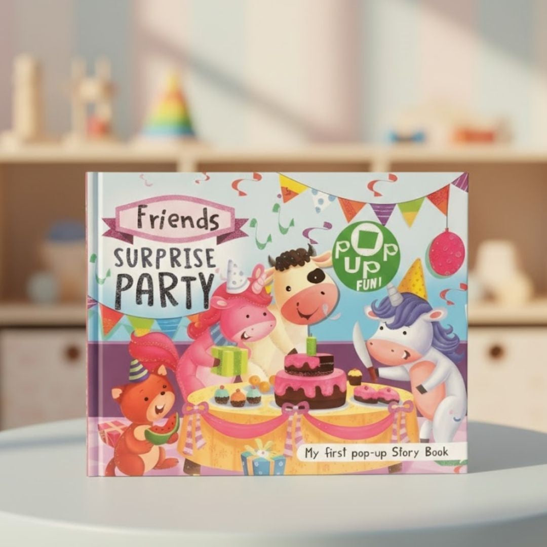 Pop-up Story Book - Friends Surprise Party