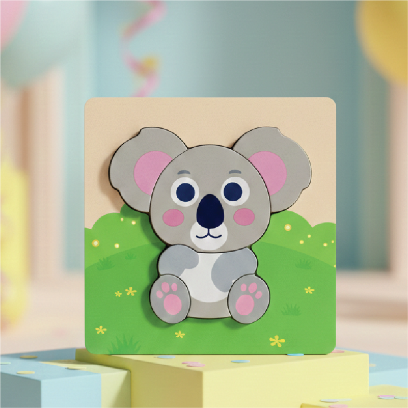 Buy Koala puzzle (Wooden 4 piece puzzle) Online - Lillbud 