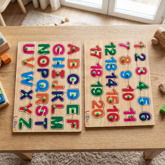 Alphabets and Numbers - Puzzle Combo Set of 2