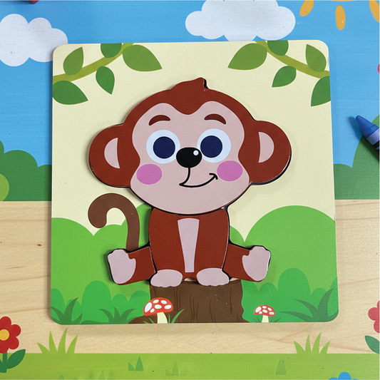 Monkey puzzle (Wooden 4 piece puzzle)