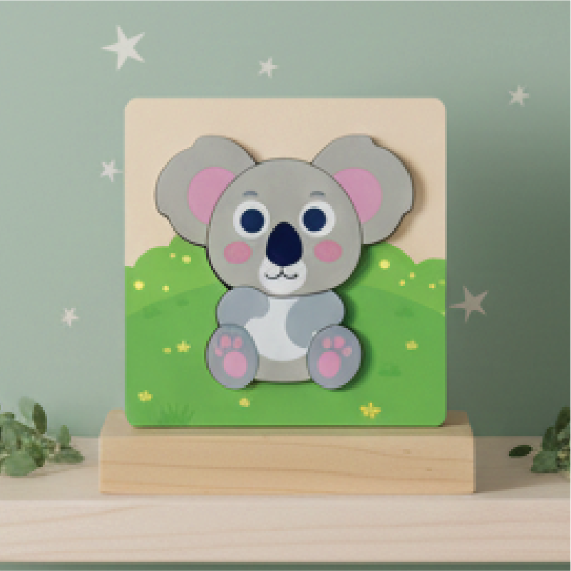 Buy Koala puzzle (Wooden 4 piece puzzle) Online - Lillbud 