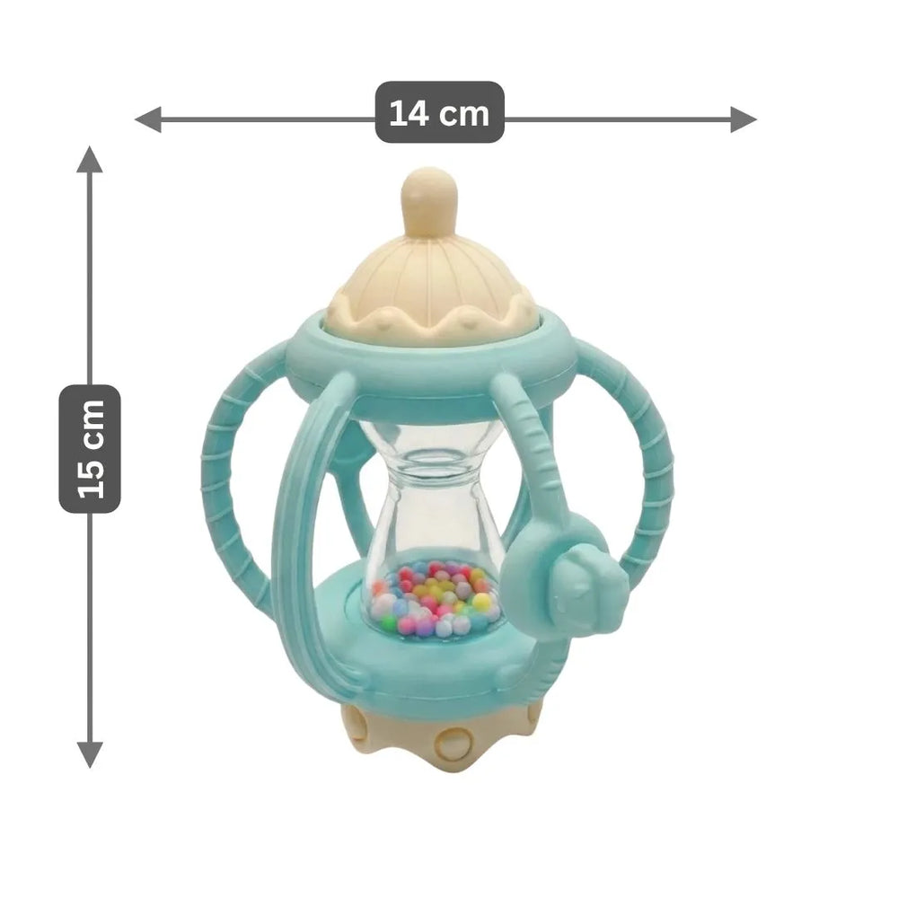 3-in-1 Grip & Rattle Teether