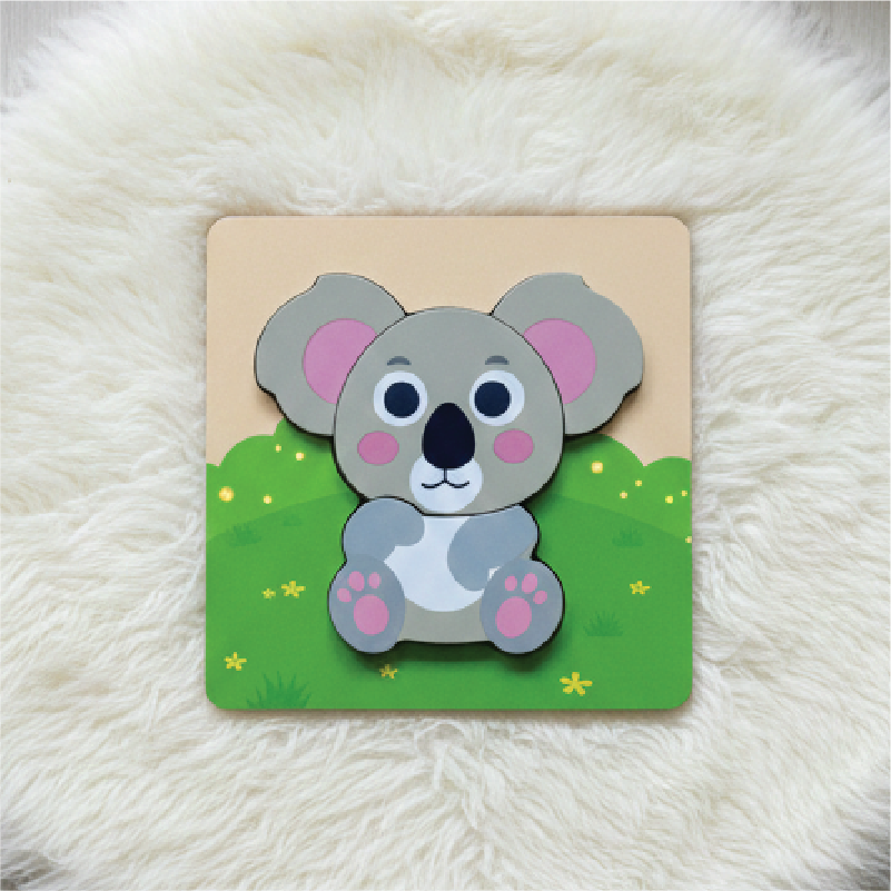 Buy Koala puzzle (Wooden 4 piece puzzle) Online - Lillbud 