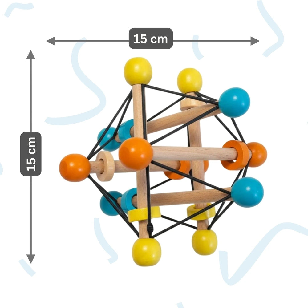 Atom Ball - Sensory Grasping Toy and Rattle