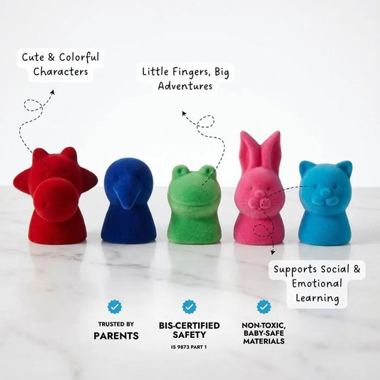 Buy Animal finger puppets Online - Lillbud