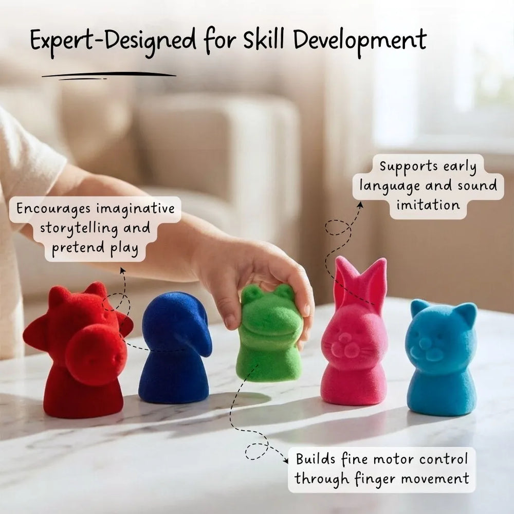 Buy Animal finger puppets Online - Lillbud 