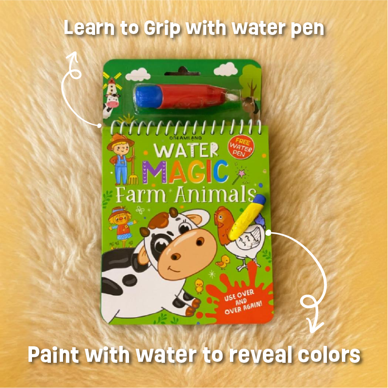 Buy Water Magic – Farm Animals Book Online - Lillbud 