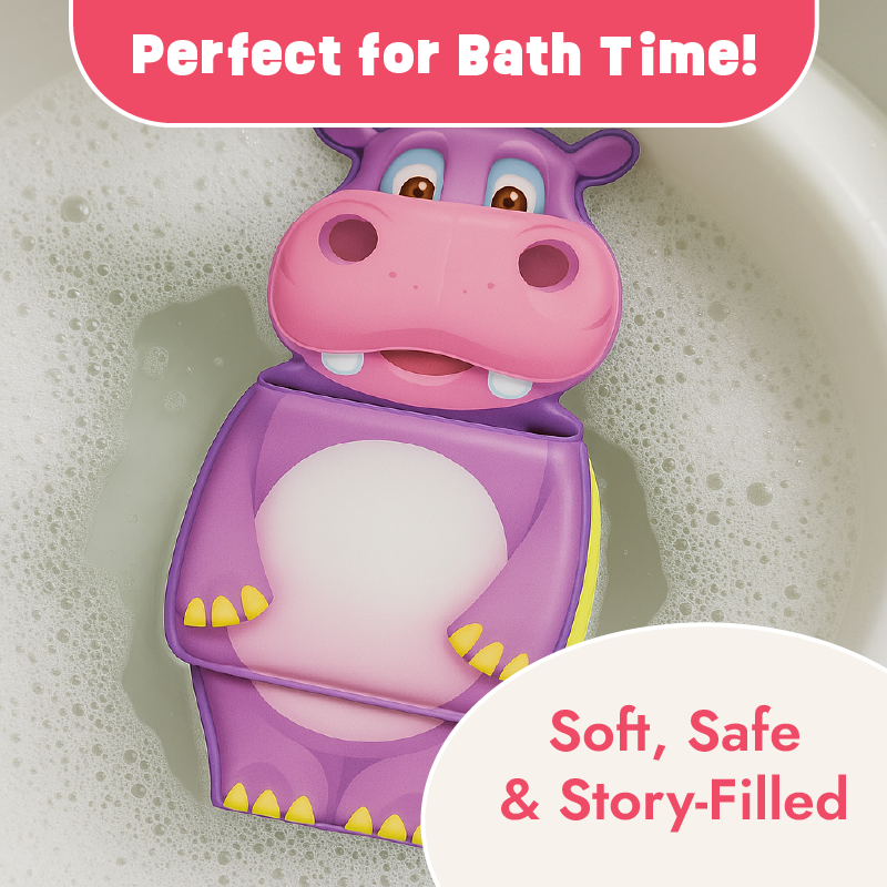Buy Splash and Read - Hippo Bath Book Online - Lillbud 