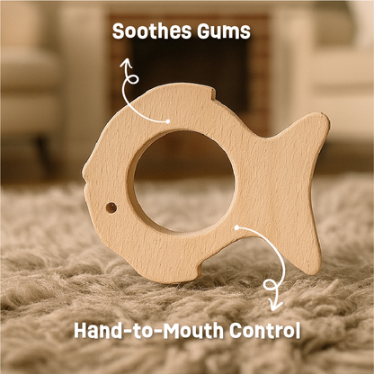 Wooden Fish Teether