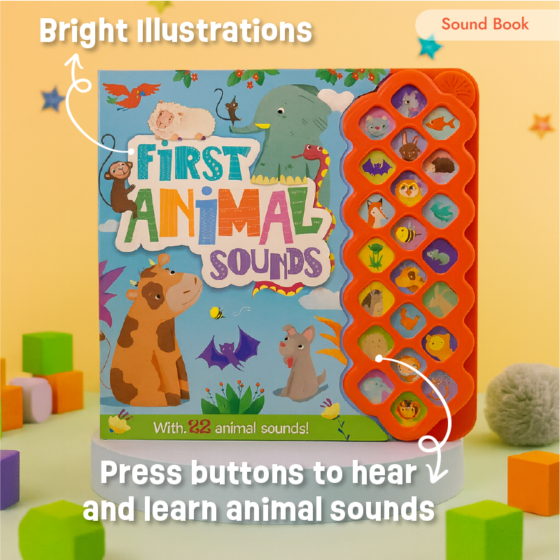First Animal Sounds - Sound Book