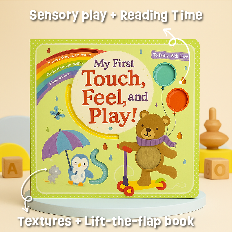 Buy My First Touch, Feel, and Play Board Book Online - Lillbud 