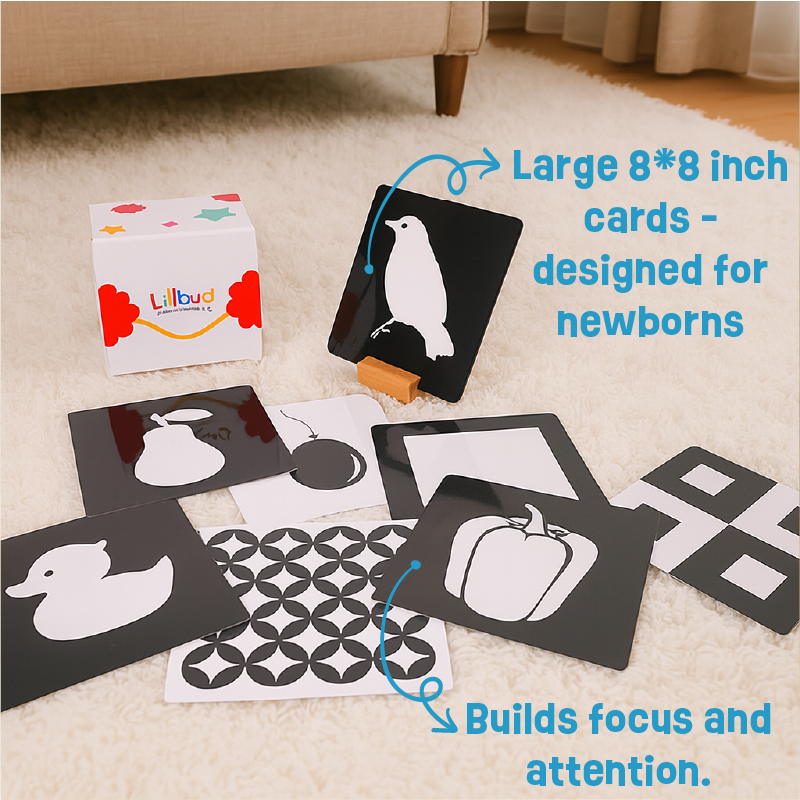 Buy High Contrast Flash Cards Online - Lillbud 