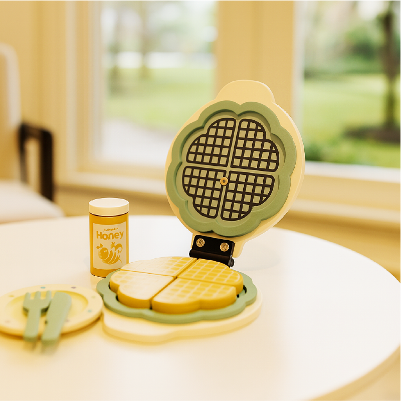 Super Premium Waffle Maker Pretend Play Set