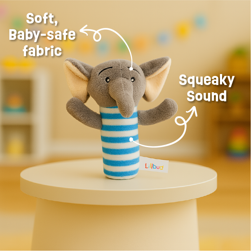 Buy Baby Elephant Squeaky Online - Lillbud 