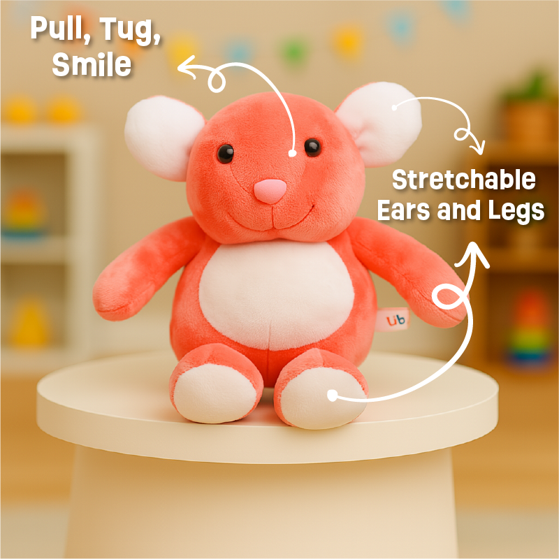 Hop and Pull Bunny Soft Toy