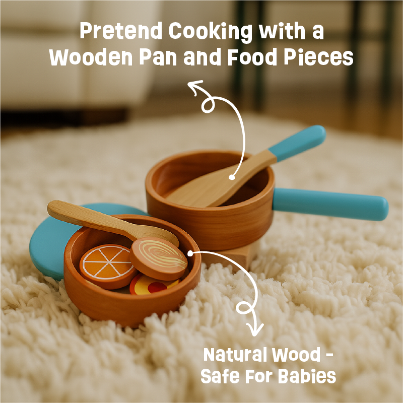 Buy Mini Kitchen Set - Role play toy for toddlers Online - Lillbud 