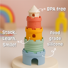 Castle Stacker Bath and Beach Play Toy