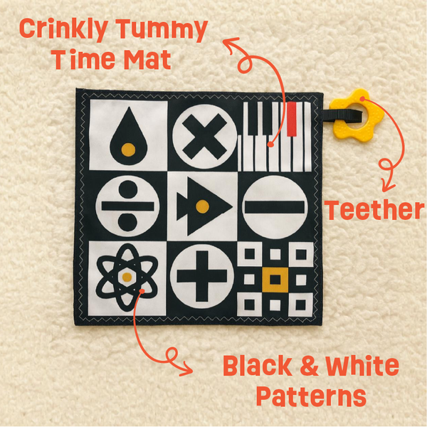 Crinkle Mat - Tummy Time Fun