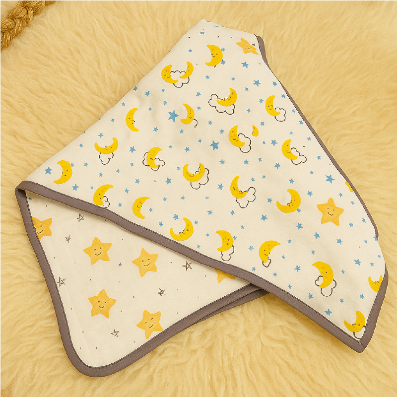 Buy Newborn Gift - 100% Bamboo Muslin Premium Blanket for Babies - Dreamy Night collection Online - Lillbud 