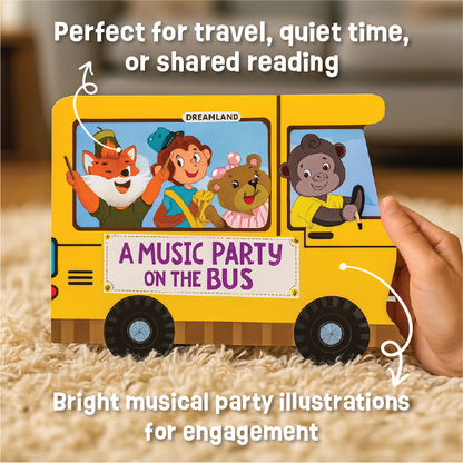 Music Party on the Bus – Wheel Board Book