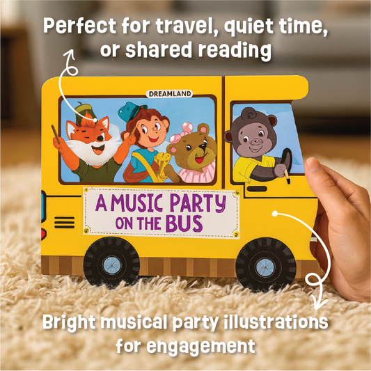 Music Party on the Bus – Wheel Board Book
