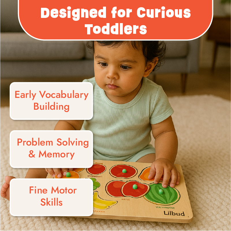 Fruits and Veggies - Puzzle Combo Set of 2