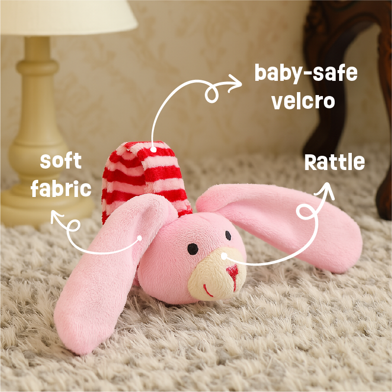 Buy Bunny Wristband Rattle Online - Lillbud 