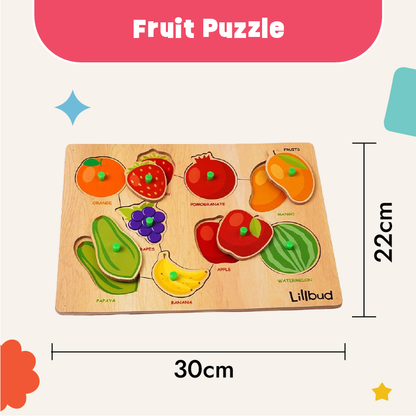 Fruits and Veggies - Puzzle Combo Set of 2