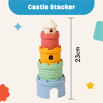Castle Stacker Bath and Beach Play Toy
