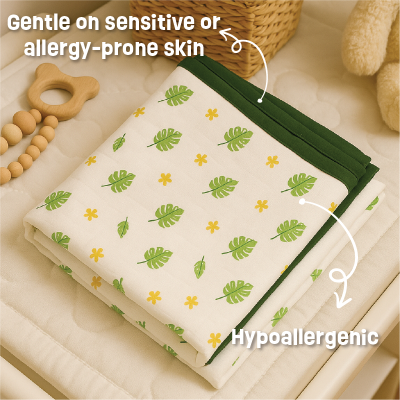Newborn Gift - 100% Bamboo Muslin Premium Blanket for Babies - Jungle collection