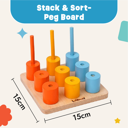 Stack and Sort - Peg Board