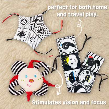Newborn High Contrast Play Kit (Set of 3)