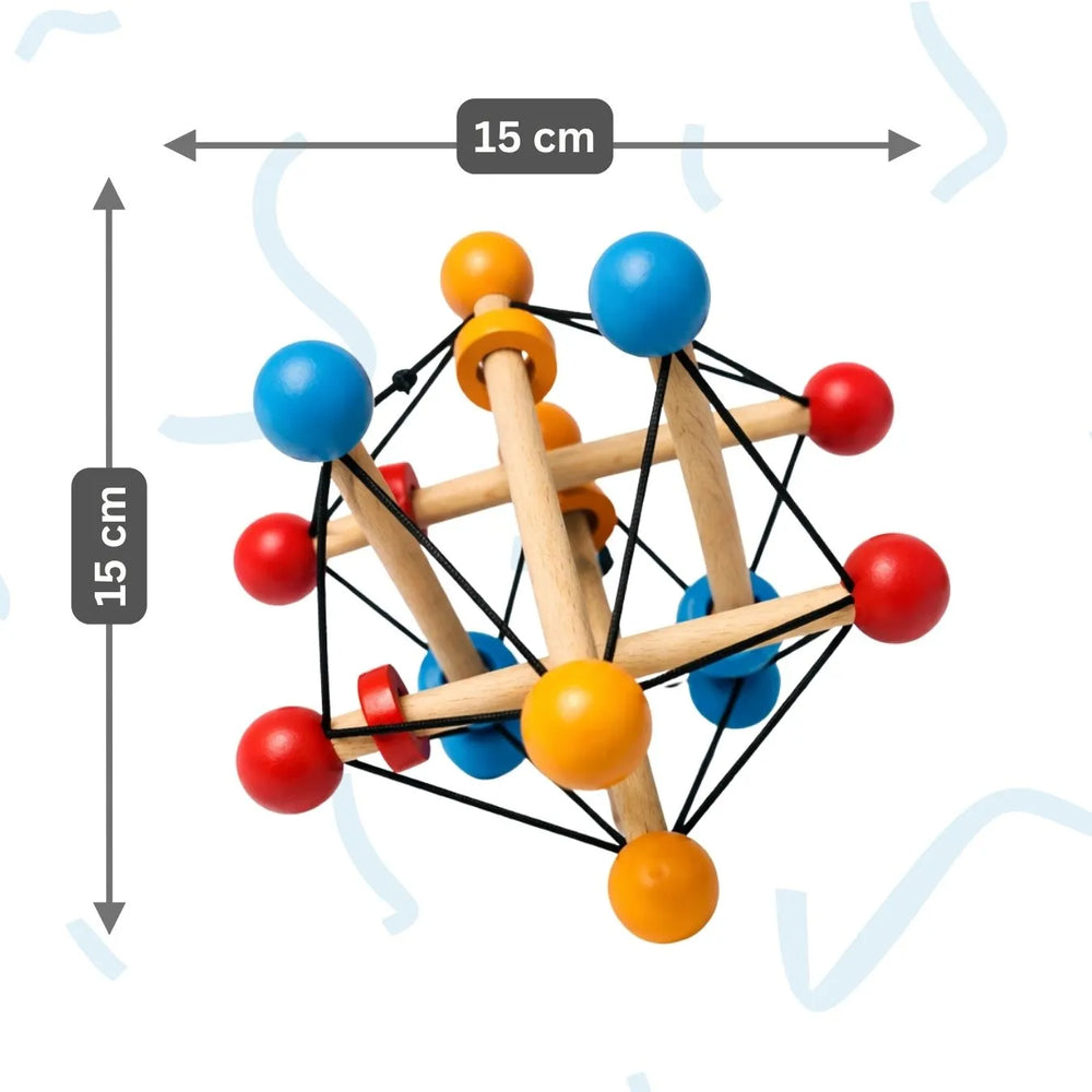 Buy Atom Ball - Sensory Grasping Toy and Rattle Online - Lillbud 