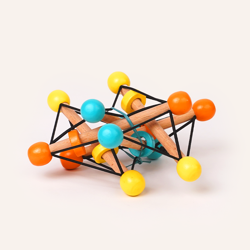Atom Ball - Teether, Rattle and Grasping Activity Toy