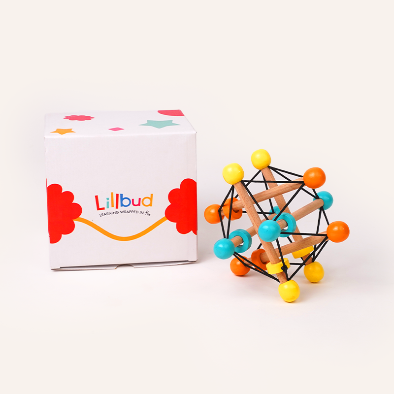 Atom Ball - Teether, Rattle and Grasping Activity Toy
