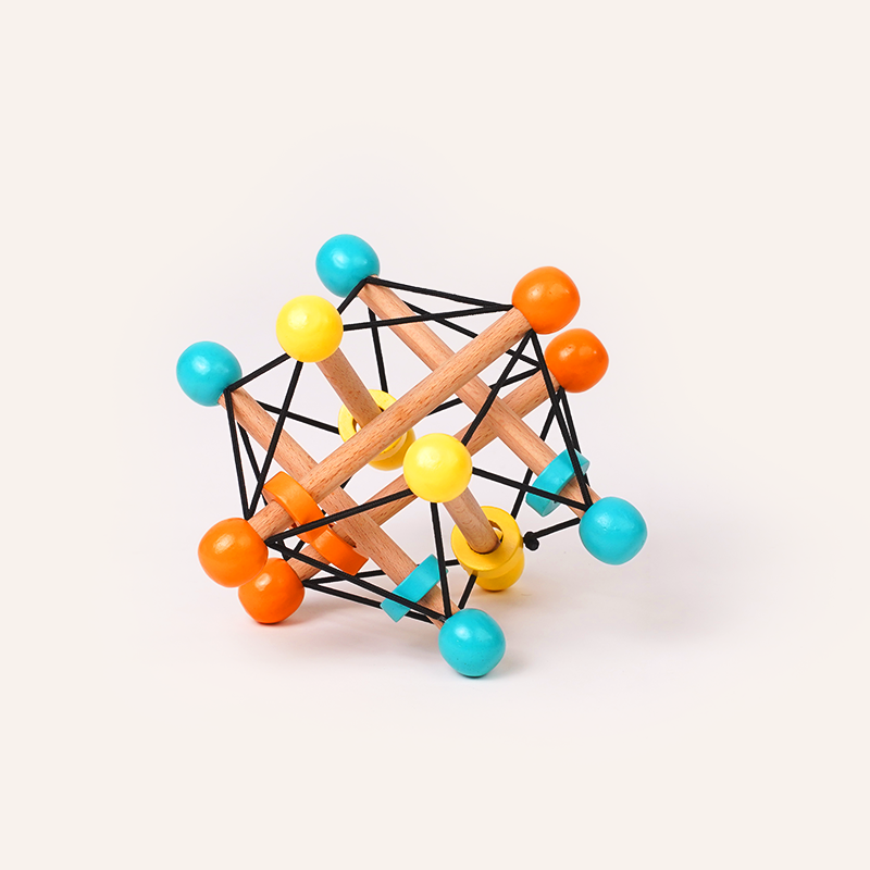 Atom Ball - Teether, Rattle and Grasping Activity Toy
