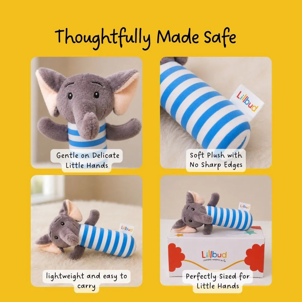 Buy Baby Elephant Squeaky Online - Lillbud
