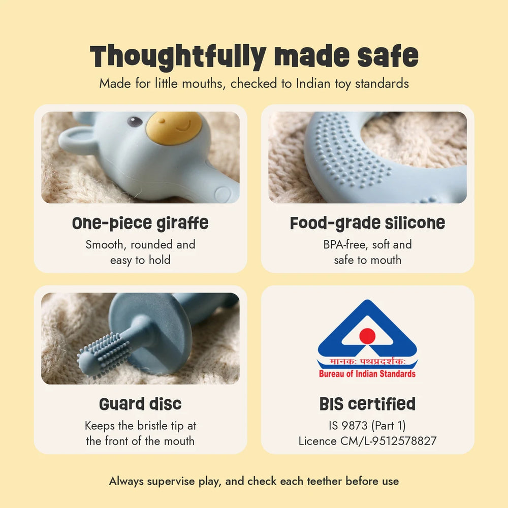 Big Bite Set safety: BIS certified, food-grade silicone