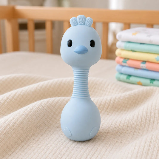 Buy Animal Teething Rattle (Silicone) Online - Lillbud 