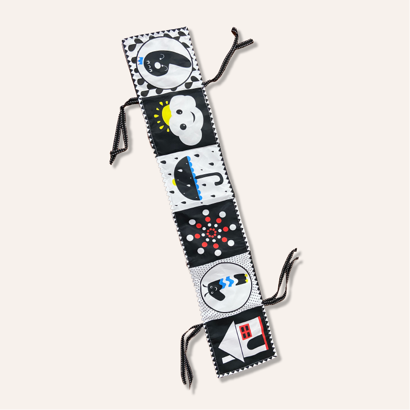 Black and White Cloth Book